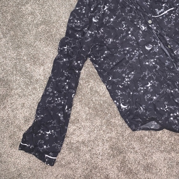 Victorias Secret Dark Gray Button Down Top size S - Picture 8 of 11